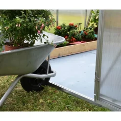 Canopia Mythos Doppio Strato Serra Da Giardino in Policarbonato 126X185X208 cm Argento