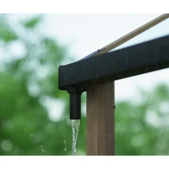 Canopia NATURA Doppio Strato Serra Da Giardino in Policarbonato 641X237.5X261 cm - Legno di cedro