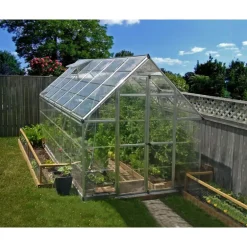 Canopia Octave Trasparente Serra Da Giardino in Policarbonato 367X244X229 cm Argento