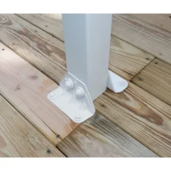 Canopia Olympia Pergola Addossata in Alluminio 3X3 m Bianco