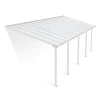 Canopia Olympia Pergola Addossata in Alluminio 3X8.6 m Bianco