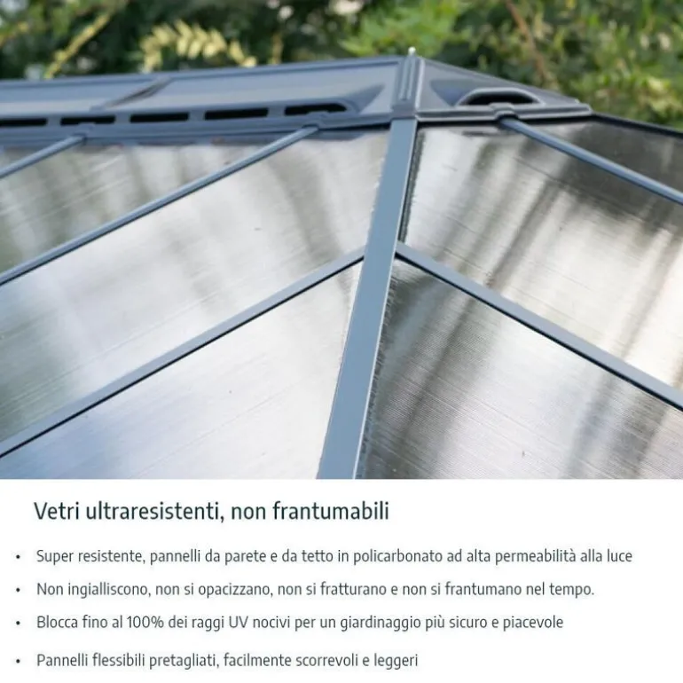 Canopia Roma Gazebo Esagonale in Alluminio 3.6X4 m