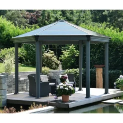 Canopia Roma Gazebo Esagonale in Alluminio 3.6X4 m