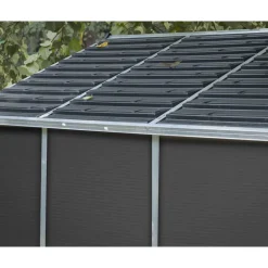 Canopia Rubicon Casetta Da Giardino in Policarbonato Ultra Resistente 229X237X235 cm Grigio Scuro