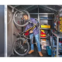 Canopia Rubicon Casetta Da Giardino in Policarbonato Ultra Resistente 229X185X217 cm Grigio Scuro