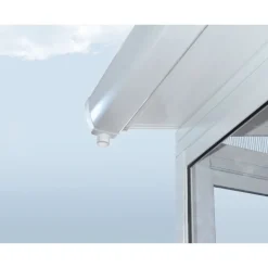 Canopia San Remo Pergola Chiusa in Alluminio 3X5.6 m Bianco