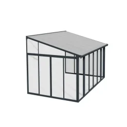 Canopia San Remo Pergola Chiusa in Alluminio 3X4.4 m Grigio