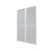 Canopia Set Di Porte a Rete Per Sanremo Pergola Chiusa Bianco