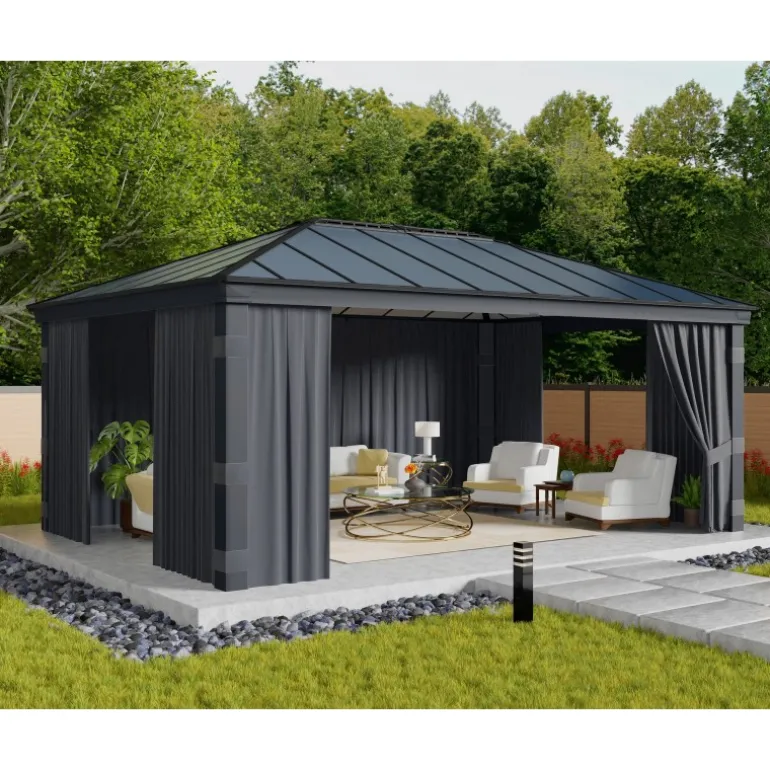 Canopia Set Di Tende Per Gazebo Dallas 4.3X6 m