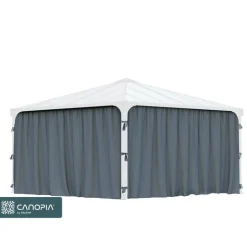 Canopia Set Di Tende Per Gazebo Palermo 4X2.2 m