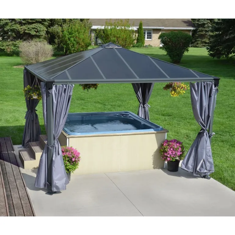 Canopia Set Di Tende Per Gazebo Martinique 4.7X2.2 m