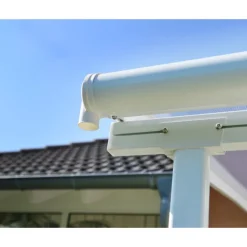 Canopia Sierra Pergola Addossata in Alluminio 2.3X6.7 m Bianco