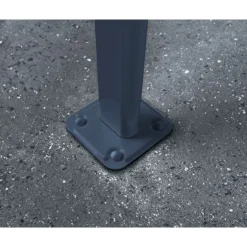 Canopia Sierra Pergola Addossata in Alluminio 3X9.7 m Grigio