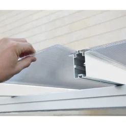 Canopia Sierra Pergola Addossata in Alluminio 2.3X4.5 m Bianco