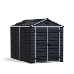 Canopia Skylight Casetta Da Giardino in Policarbonato 303X185X217 cm Grigio Scuro