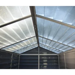 Canopia Skylight Casetta Da Giardino in Policarbonato 229X185X217 cm Grigio Deco