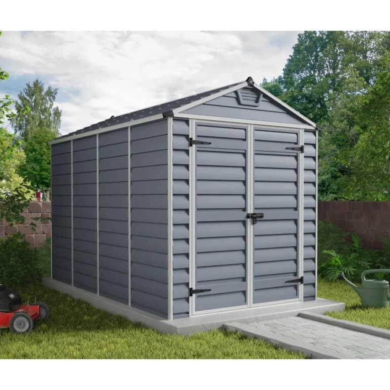 Canopia Skylight Casetta Da Giardino in Policarbonato 303X185X217 cm Grigio