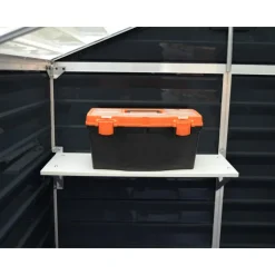 Canopia Skylight Casetta Da Giardino in Policarbonato 176X120X203 cm Grigio Scuro