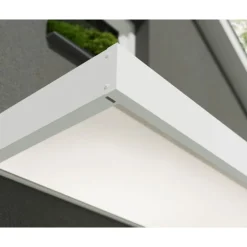 Canopia Sophia Pensilina Da Esterno 160X95 cm - Struttura Bianca Pannelli Opal Bianco