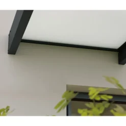 Canopia Sophia XL Pensilina Da Esterno 290X140 cm - Struttura Grigia Pannelli Opal Bianco