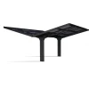 Canopia Sydney Carport Doppio Tetto a V in Alluminio 6 X 6 m Nero