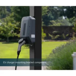 Canopia Sydney Carport Doppio Tetto a V in Alluminio 6 X 6 m Nero