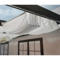 Canopia Tenda da Tetto Per la Pergola Stockholm 3.4X6.6 m Bianco