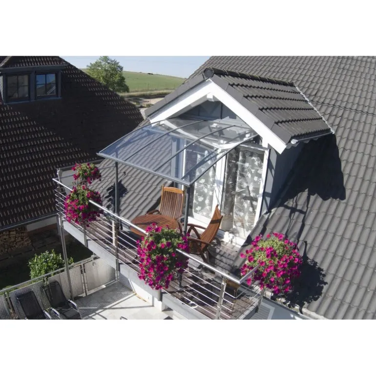 Canopia Vega Pensilina Da Esterno 200X200X252 cm Trasparente