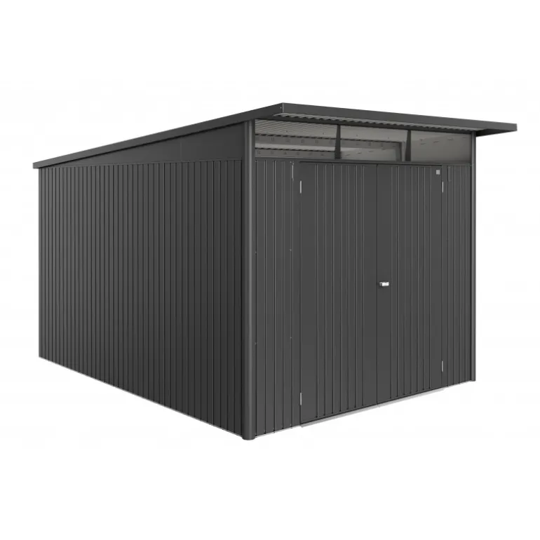 Casetta da Giardino in Metallo AVANTGARDE A8 ECO Biohort con Porta a Due Battenti