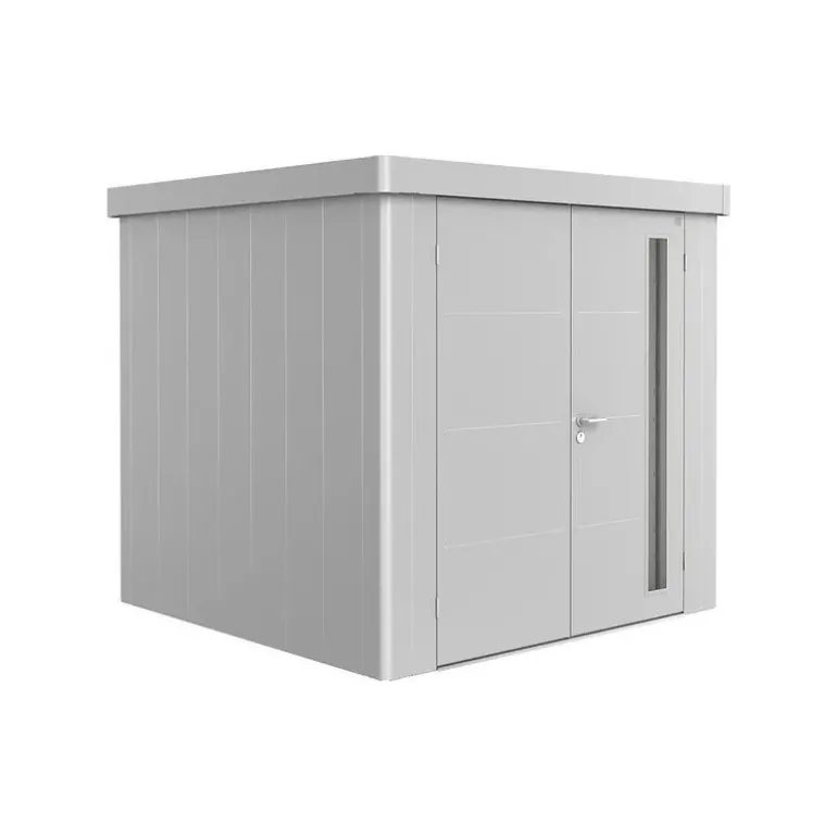 Casetta da Giardino in Metallo NEO 2B Biohort con Porta a Due Battenti