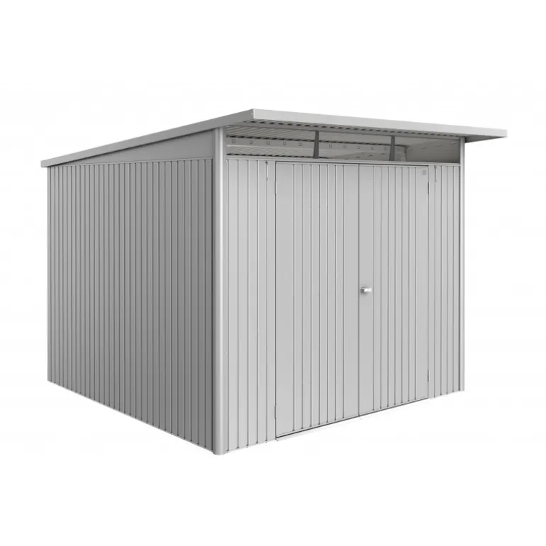 Casetta da Giardino in Metallo AVANTGARDE A7 ECO Biohort con Porta a Due Battenti