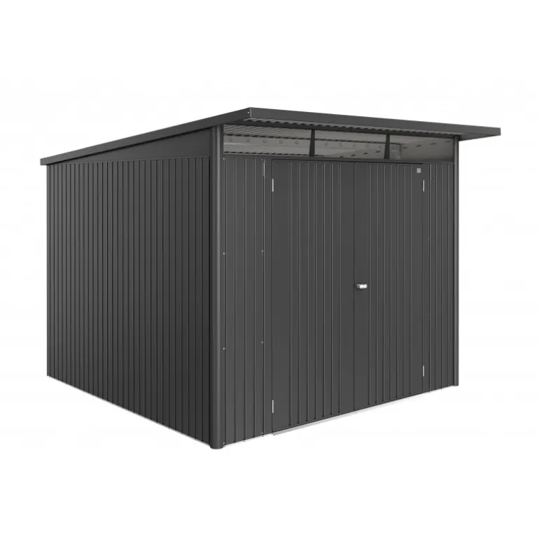 Casetta da Giardino in Metallo AVANTGARDE A7 ECO Biohort con Porta a Due Battenti