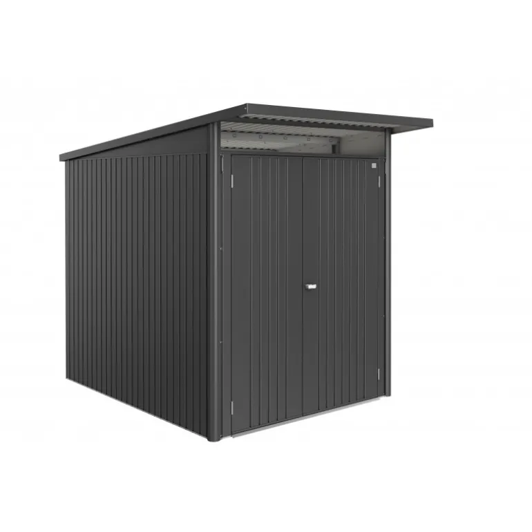 Casetta da Giardino in Metallo AVANTGARDE A2 ECO Biohort con Porta a Due Battenti