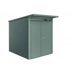 Casetta da Giardino in Metallo AVANTGARDE A2 Biohort con Porta a Due Battenti