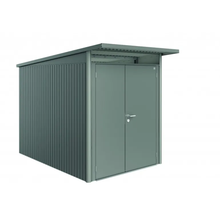 Casetta da Giardino in Metallo AVANTGARDE A3 Biohort con Porta a Due Battenti