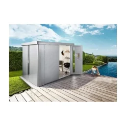Casetta da Giardino in Metallo NEO 4C Biohort con Porta a Due Battenti