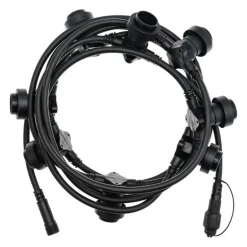 Catena Party Light con 8 Portalampada E27 5m Prolungabile