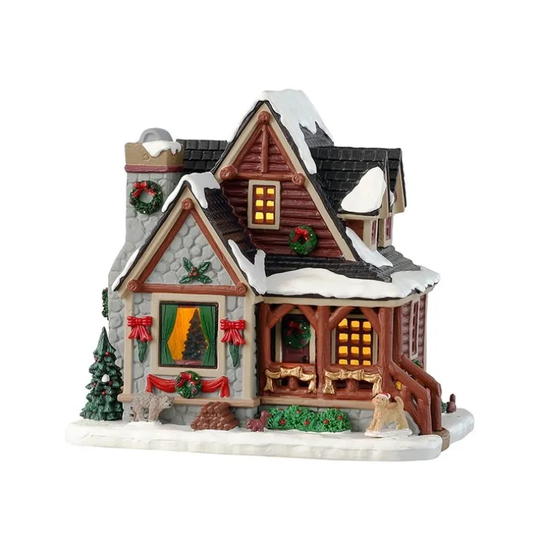 Christmas Cabin con Alimentatore Cod. 35077