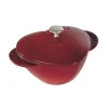 Cocotte Cuore 20 cm Rossa in Ghisa