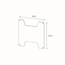 Connettore Interno per Fioriera Hestera PLANTER DIVIDER 100x40x115 cm