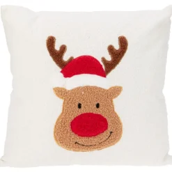 Cuscino Decorativo Natale Teddy 45x45 cm. Pezzo Singolo