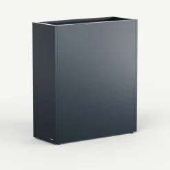 Fioriera Alta Herstera PLANTER DIVIDER 40 in Metallo colore Antracite 100x40x115 cm