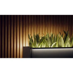 Fioriera Alta Herstera PLANTER DIVIDER 40 in Metallo colore Antracite 100x40x80 cm