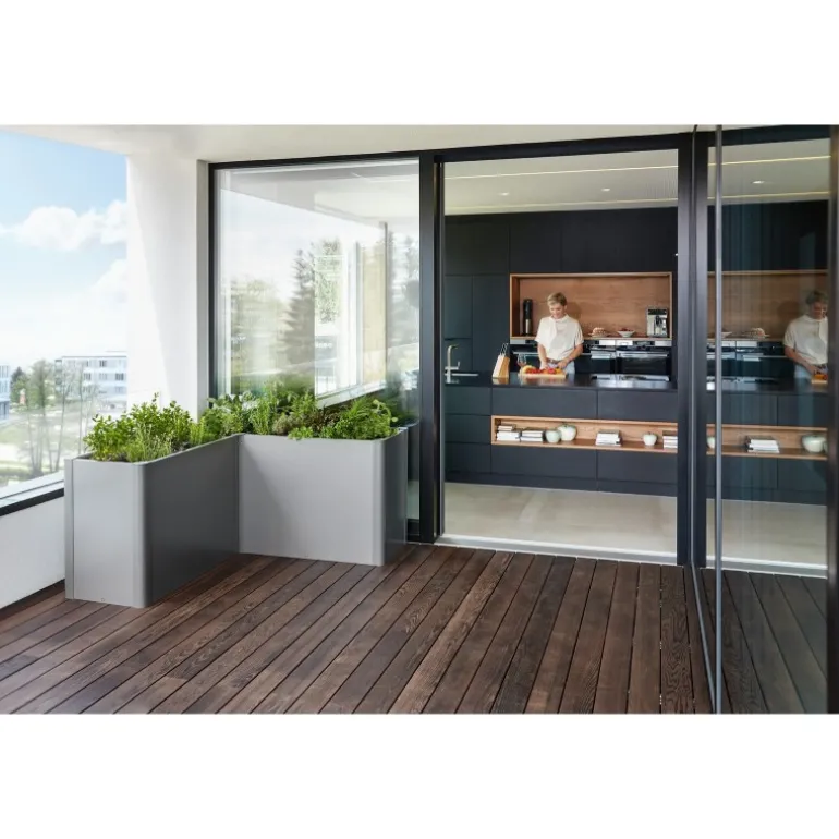 Fioriera BELVEDERE L 150 in Metallo Biohort