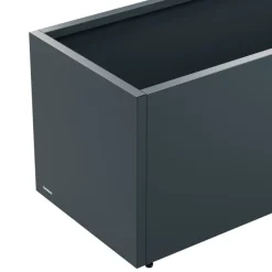 Fioriera Herstera PLANTER 50 in Metallo colore Antracite 100x50x50cm