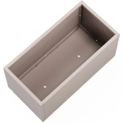 Fioriera Herstera PLANTER 50 in Metallo colore Grigio Scuro 100x50x50cm
