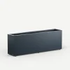 Fioriera Herstera PLANTER 30 in Metallo colore Antracite 150x30x50 cm