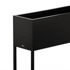 Fioriera Hestera PLANTER HUB in Metallo colore Antracite 80x25x78