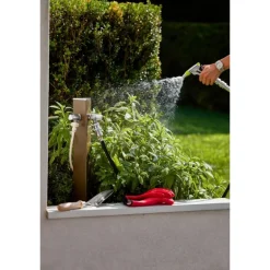 Fontana da Giardino Aquapoint Triangle da Interrare Verde Sottobosco