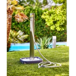 Fontana da Giardino Aquapoint Steel-O da Interrare Cromato